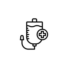 Infuse icon. outline icon