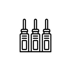 Vaccine icon. outline icon