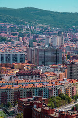 Obraz premium cityscape from Bilbao city, basque country, spain, travel destinations