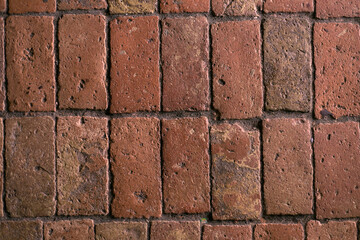 Old Brickwork Texture. Ancient Brick Wall.
