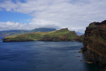 Fototapeta premium The cliff, reef and sea