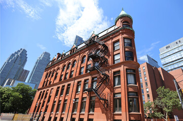 Flatiron building in Toronto, Canada