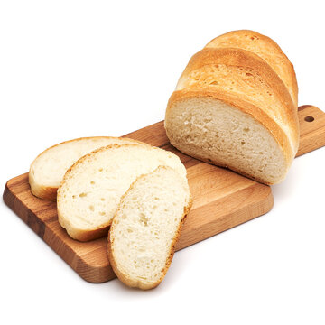 loaf of bread on cutting board