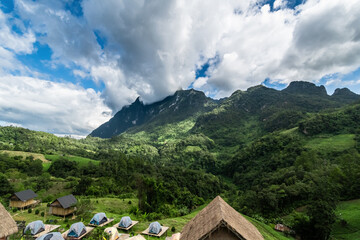 landscape of mountain Doi Luang Chiang Dao Chiang Mai Thailand