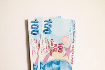 Turkish Lira, Turk Parasi, Turkish Money (Turkish Turk Parasini Sayan Adam Eli)