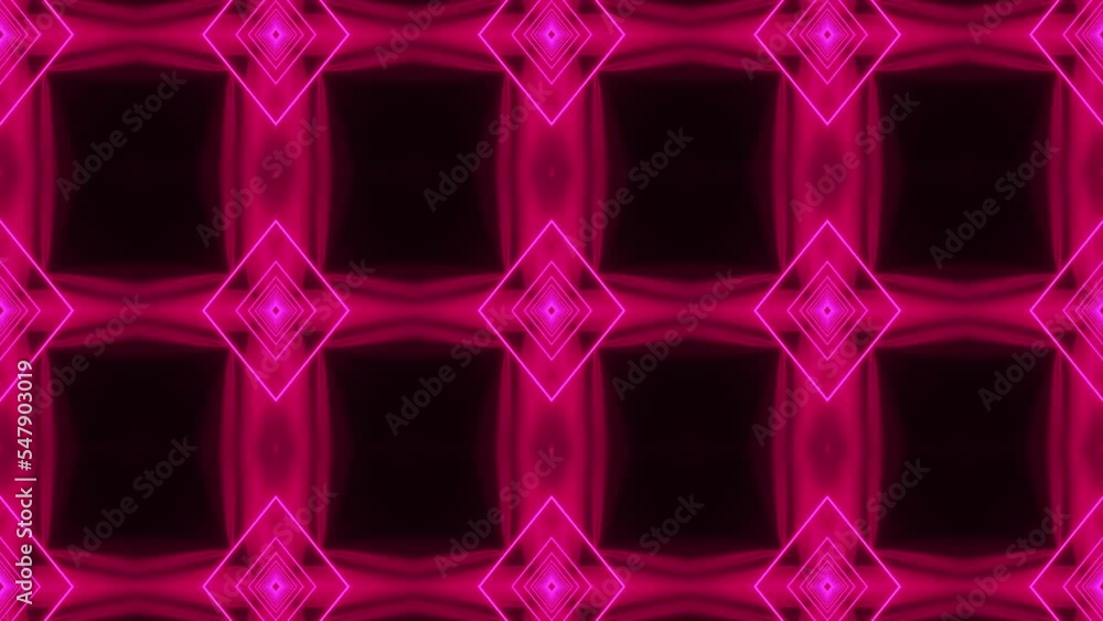 Poster abstract neon glowing circular pattern in futuristic design. modern vj loop night club or party back