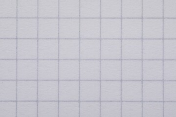 Texture of copybook paper sheet as background, closeup