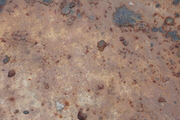 Metal rust. Corrosive rust on old iron. Use as illustration for presentation. Rusty texture background as panorama.
