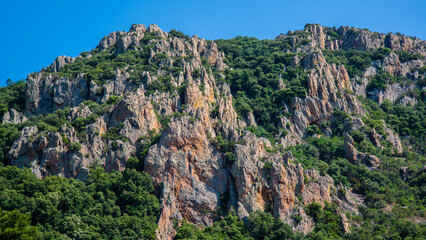 Fototapeta na wymiar Massif de l'Esterel, Provence, France