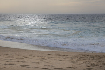 Brave sea of the coast of Alentejo in Portugal