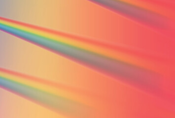 Prismbackground, prism texture. Crystal rainbow lights, refraction effects