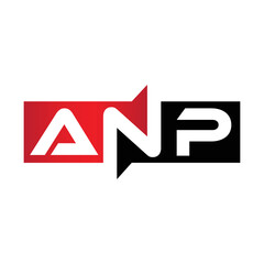 ANP Monogram Initial Letters Logo Design