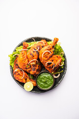 Tandoori Chicken is an Indian non vegetarian spicy food