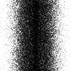 Distressed grunge, noise texture design element. Black and white vector background.