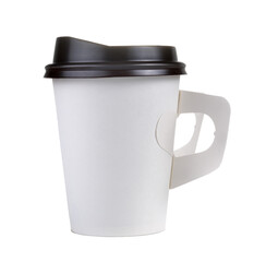 paper cup for coffee isolated on transparent png