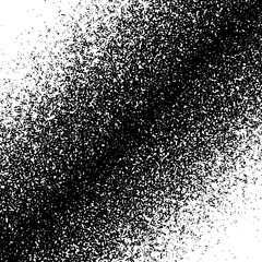 Distressed grunge, noise texture design element. Black and white vector background.