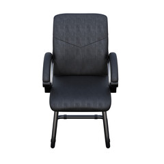 Naklejka premium office chair isolate on a transparent background, interior furniture, 3D illustration, cg render