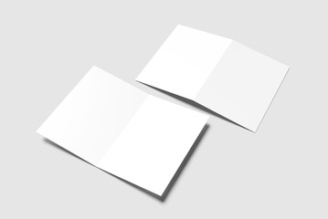 A4 Bifold Brochure Mockup