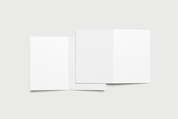 A4 Bifold Brochure Mockup
