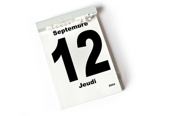 12  Septembre 2024