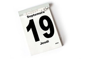 19  Septembre 2024