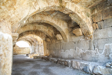 Archs in Tripolis on the Meander Ancient City in Denizli, Turkiye