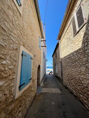 Streets of the old town in Croatia, Zadar old town