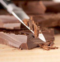 pieces of chocolate