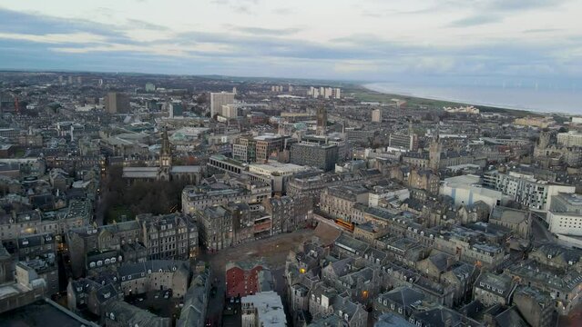Aberdeen City Centre and North Sea