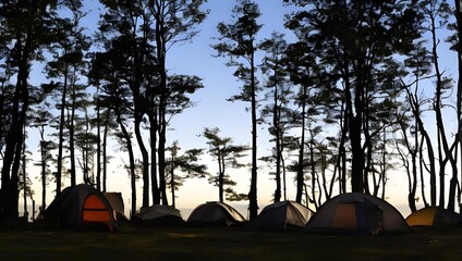 キャンプ　camp