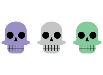 skeleton vector design illustration isolated on white background 