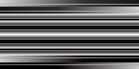 Obraz premium Abstract gradient background of black and white parallel vertical lines simple design