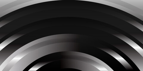 Obraz premium Abstract gradient background of black and white parallel vertical lines simple design