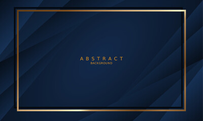 dark blue luxury premium background and gold line.