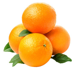 Orange fruit isolated