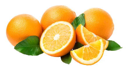 Orange fruit isolated