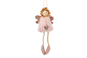 Christmas angel doll, little fairy girl ornament for Christmas tree