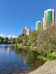 Fototapeta premium Early autumn in the south of Moscow