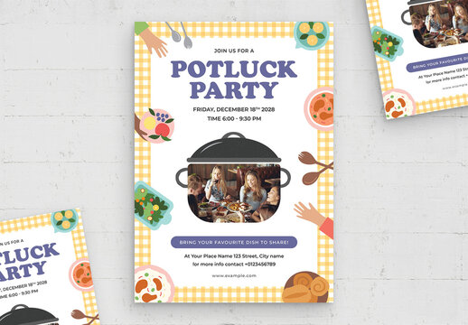Potluck Flyer Template