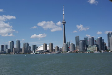 Obraz premium Toronto skyline from Toronto Island Park