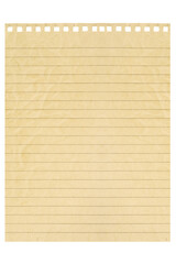 a page isolation on the transparent background