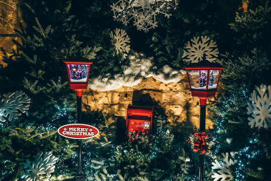 Christmas market in the caves of Valkenburg Netherlands