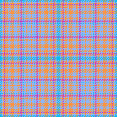 Plaid tartan textile. Texture check pattern. Seamless vector fabric background.