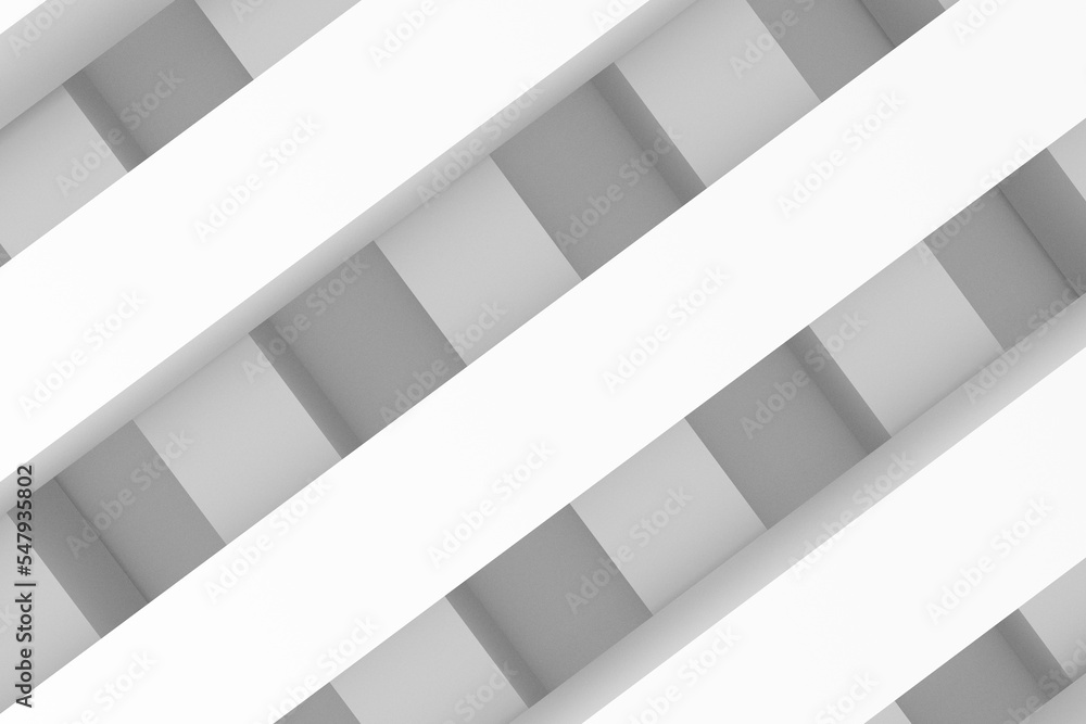 Poster abstract grey and white background with lines and stripes for business illustrations, 3d rendering