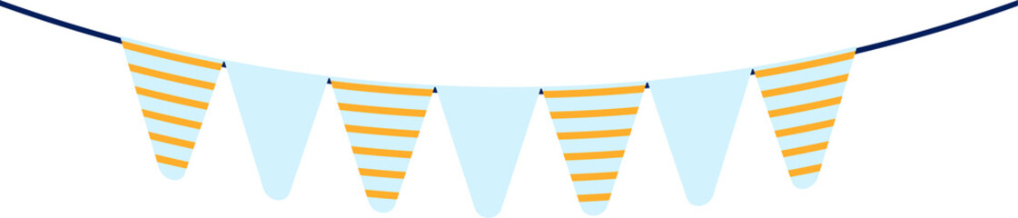 Fototapeta premium Garland flag
