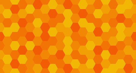 Seamless honeycomb pattern. Abstract honeycomb seamless pattern. Geometric hexagons background. Vector illustration