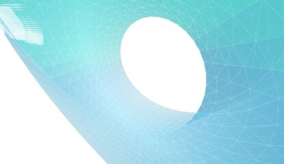 Abstract architectural background 3d illustration