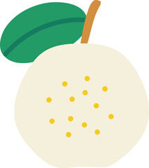 Guava cut colorful style