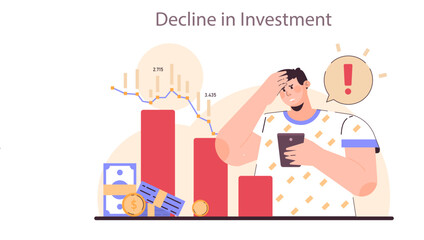 Decline in investment as a recession indicator. Significant, widespread,