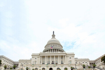 Naklejka premium United States Capitol Building in Washington DC,USA.United States Congress.